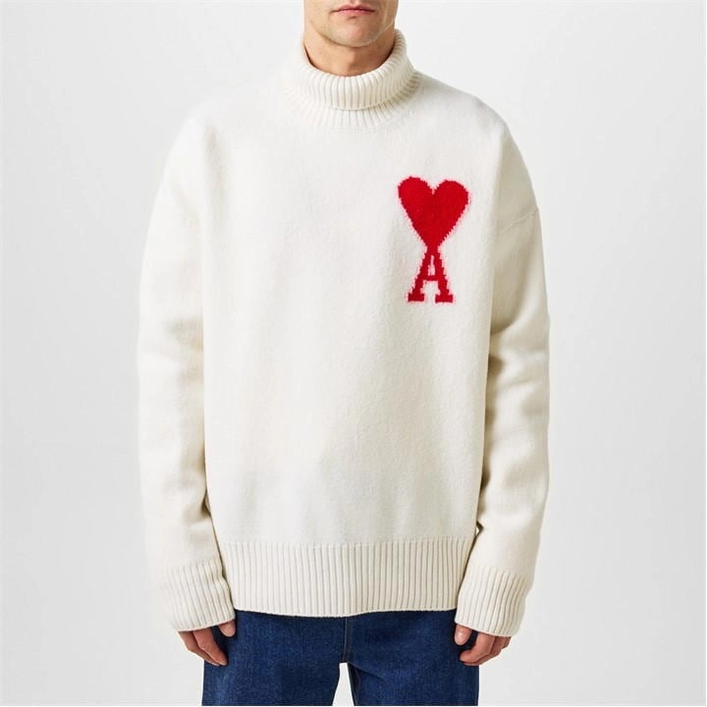AMI Paris De Coeur Sweatshirt - White